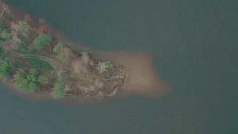 Peninsula top view. 4k Stock Footage 153748676