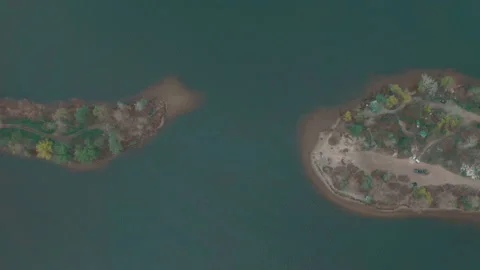 Peninsula top view. 4k Stock Footage 153748892