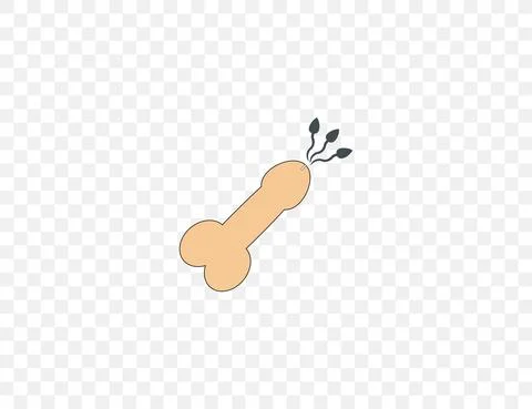 Penis, Ejaculation, sperm icon. Vector illustration. flat design. Stock Illustration