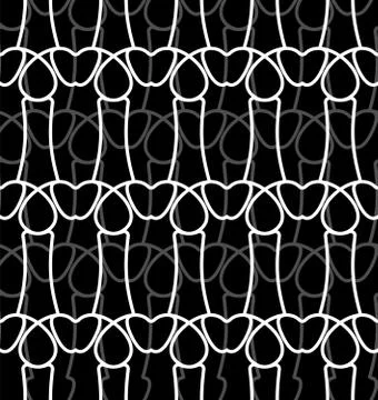 Penis seamless pattern. dick background. Linear backdrop. Male cock texture Stock Illustration