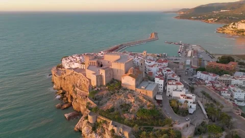 Peñiscola, Spain Stock Footage 254569087