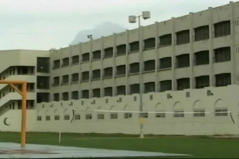 Penitentiary Patio 1 Stock Footage 728089