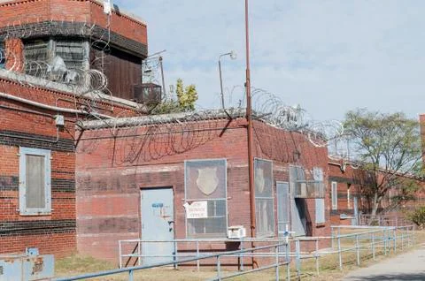 Penitentiary Razor Wire Stock Photos
