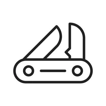 Penknife icon vector image. Stock-Illustration