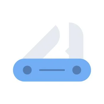 Penknife icon vector image. Stock Illustration