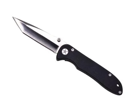 Penknife on white background clipping path Stock Photos