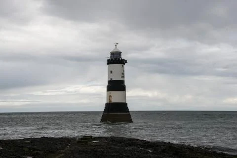 Penmon Lighthouse Stock Photos