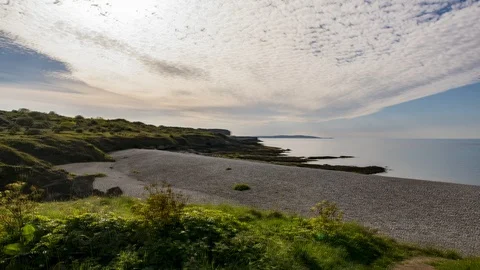 Penmon point timelapse Video stock 108410334