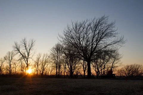 Penn Park Sunset Stock Footage 160061204