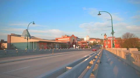 Penn Street Bridge at sunset 動画素材 160690176