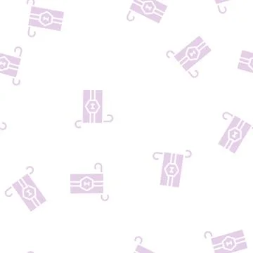 Pennant flag banner glyph vector seamless pattern Stock Illustration