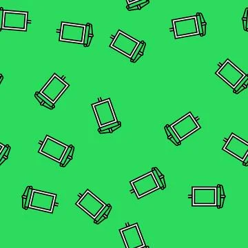 Pennant flag banner vector seamless pattern Stock Illustration