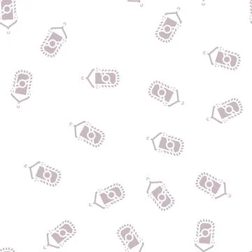 Pennant flag start glyph vector seamless pattern Stock Illustration