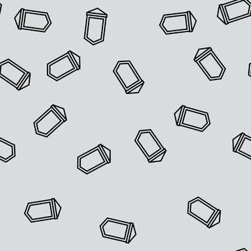 Pennant flag web line seamless pattern Stock Illustration