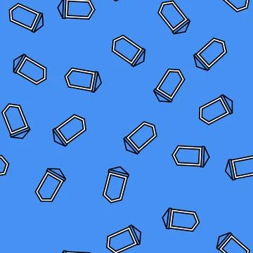 Pennant flag web vector seamless pattern Stock Illustration