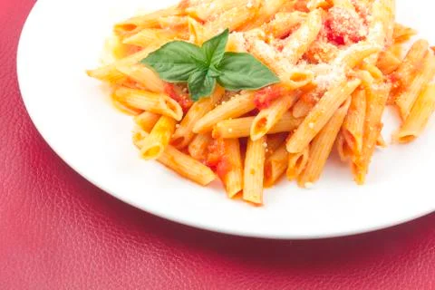 Penne alla vodka Stock Photos