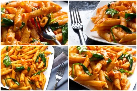 Penne Alla Vodka Stock-Fotos