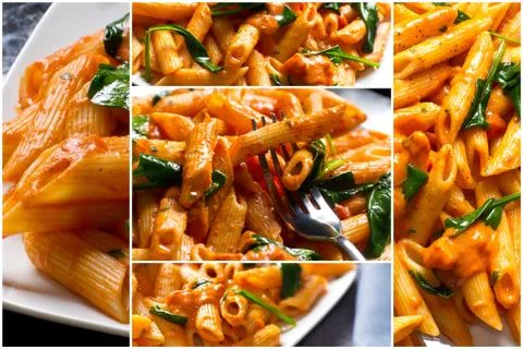Penne Alla Vodka Stock Photos