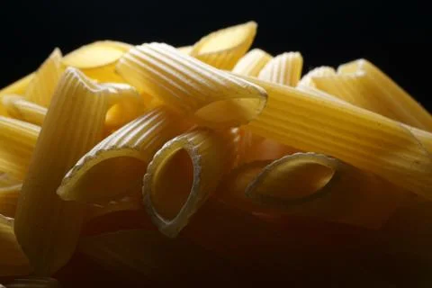 Penne macaroni Stock-Fotos