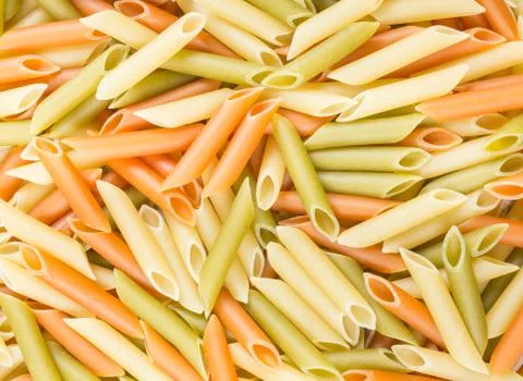 Penne pasta background Stock Photos