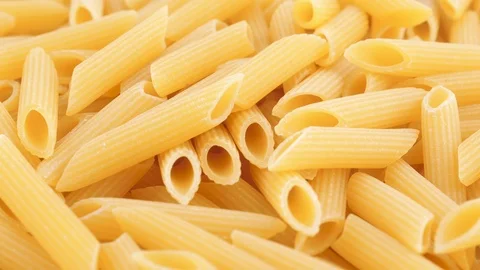 "Penne" pasta rotating,(loopable) Stock-Footage 92413400
