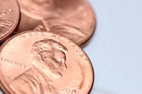 Pennies Stock Photos
