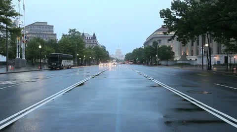 Pennsylvania Ave Stock Footage