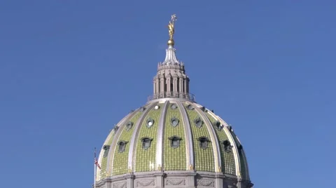 Pennsylvania Capitol Building Stock Footage 44185198