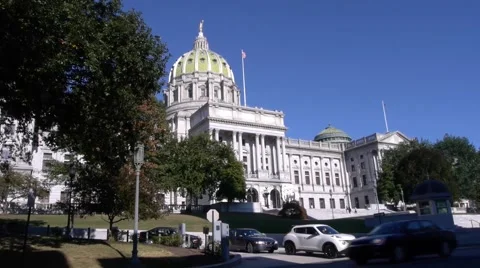 Pennsylvania Capitol Building Stock Footage 44185200