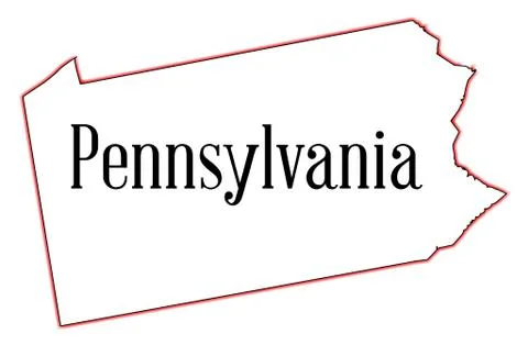 Pennsylvania Stock Illustration