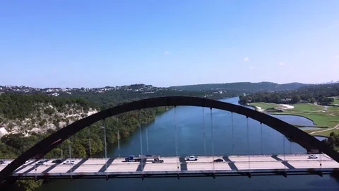 Penny Backer Bridge Austin Video stock 249941612