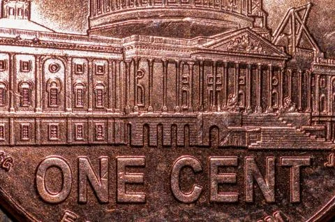 Penny background image Stock Photos
