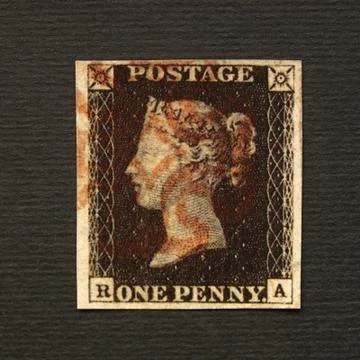 Penny Black Stock Photos