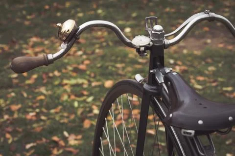 Penny farthing bicycle Stock Photos
