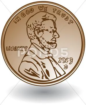 Penny Stock Illustration