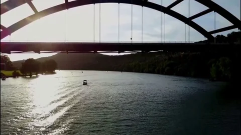 Pennybacker bridge Stock Footage 78580132
