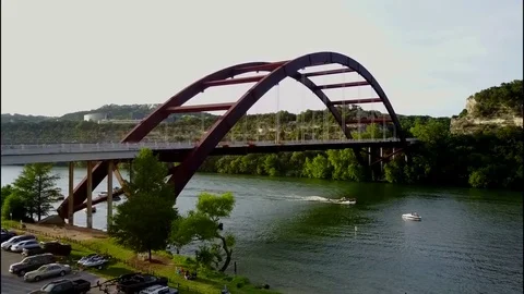 Pennybacker bridge Stock Footage 78580641