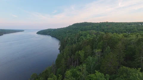Penobscot River 2 Stock Footage 278525750
