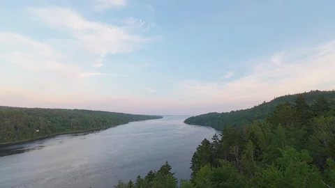 Penobscot River Video stock 278525771