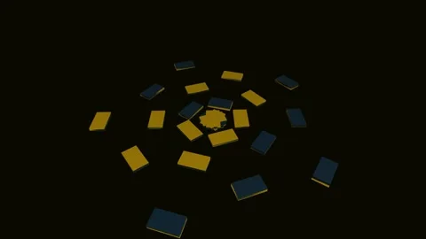 Penrose Tiling Aperiodic 4K Stock Footage 338383537