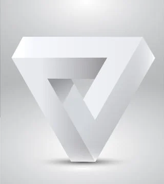 Penrose triangle Stock Illustration