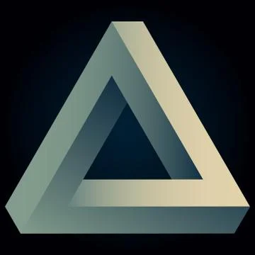 Penrose Triangle Stock Illustration