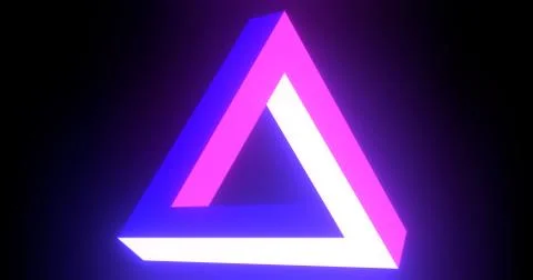 Penrose Triangle Illustrazione stock