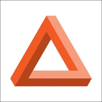 Penrose Triangle: An Impossible Design イラスト素材