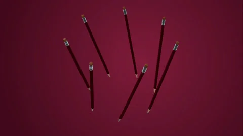 Pens circle 库存影片 33420553