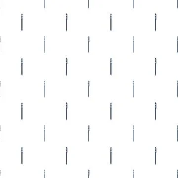 Pens creating seamless pattern for school supplies background 스톡 일러스트