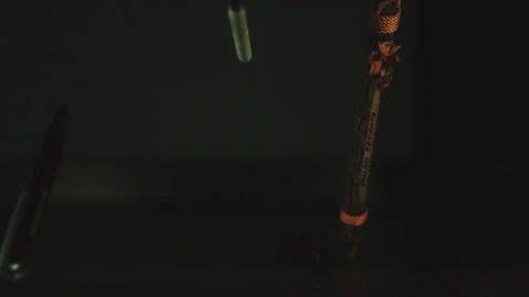 Pens Dropping Slow Motion Video stock 149459584