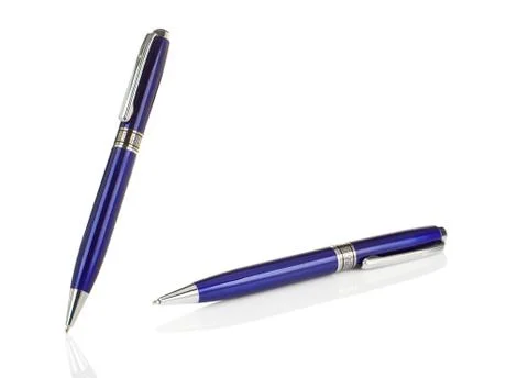 Pens isolated on white Stock Photos