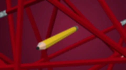 Pens unique 库存影片 33420711