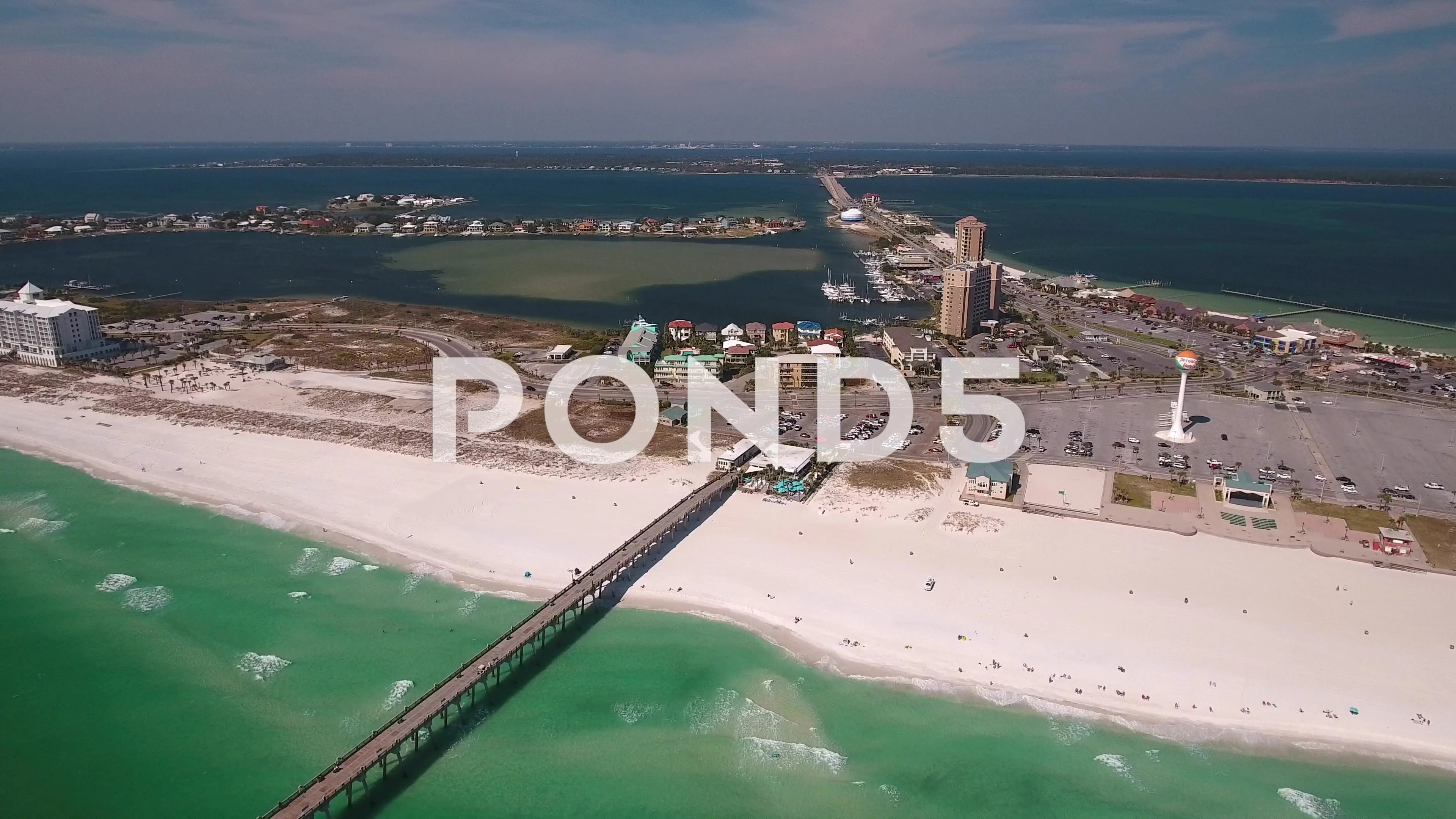 Pensacola Beach Fishing Pier Video Clip 69174032 Pond5